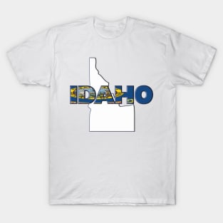 Idaho Colored State Letters T-Shirt